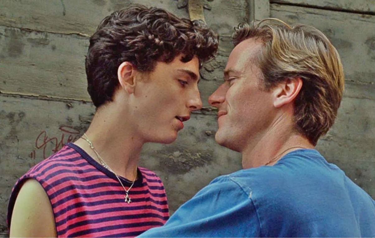 Chiamami col tuo nome con timothée chalamet e armie hammer