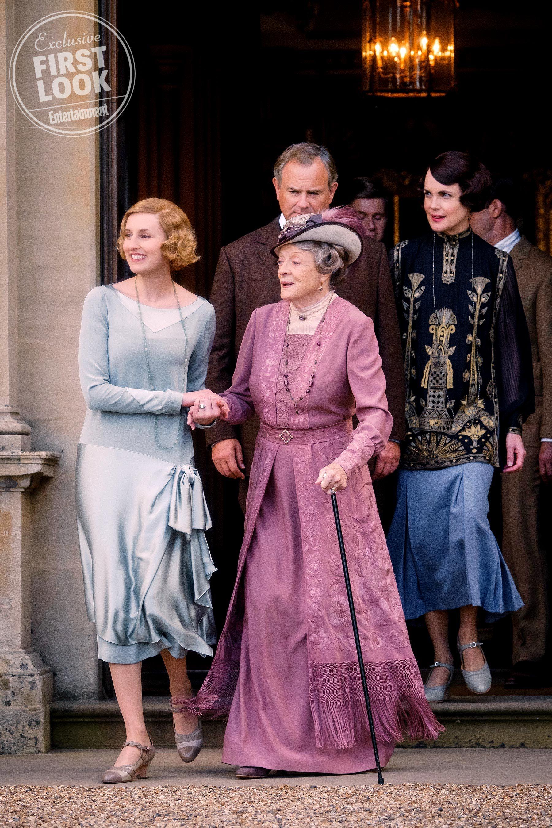 Maggie smith interpreta violet crawley in downton abbey