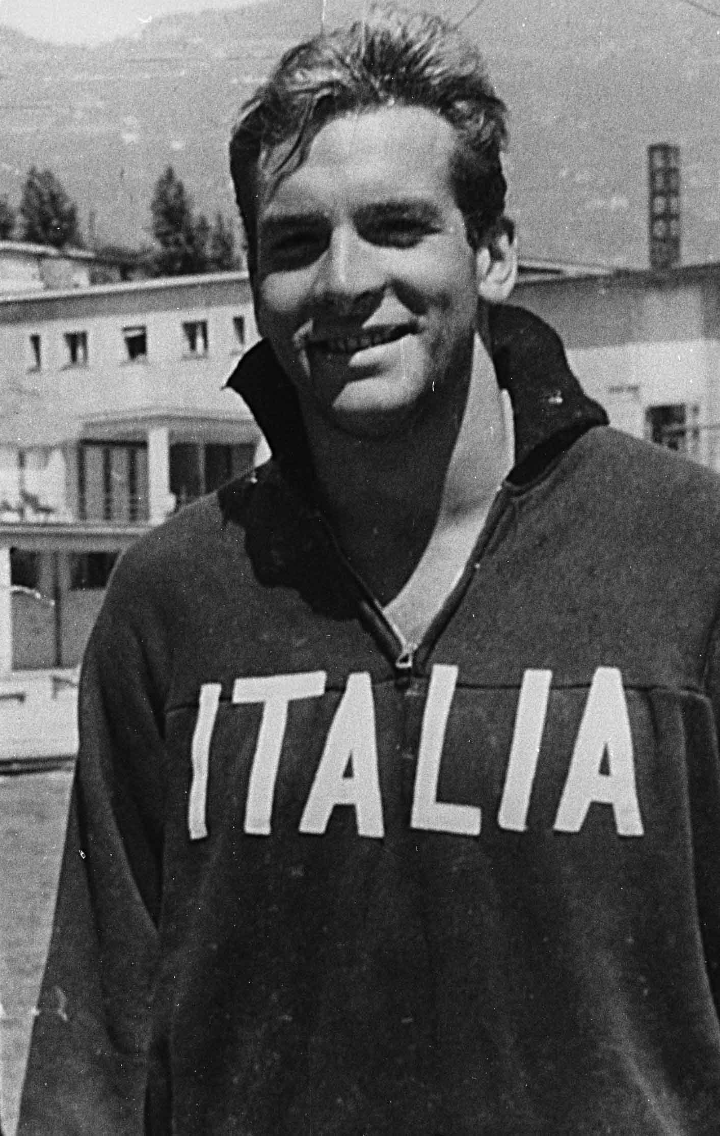 Bud spencer, carlo pedersoli, durante la carriera sportiva nel nuoto