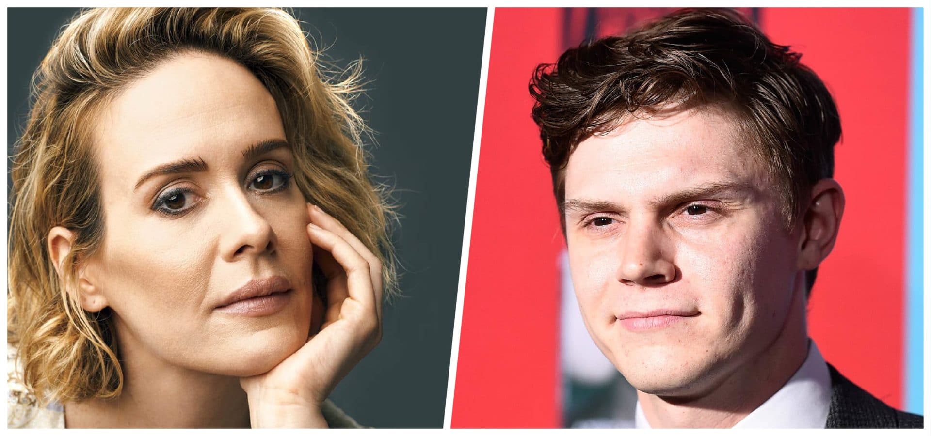 Sarah paulson ed evan peters in american horror story