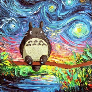 La notte stellata - il mio vicino Totoro