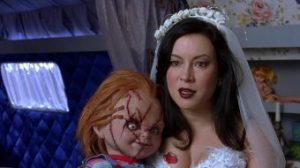 Chucky e Tiffany in Chucky, la bambola assassina