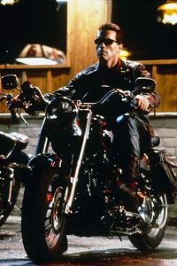 La Harley Davidson usata nel primo film di Terminator