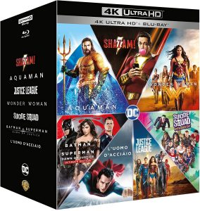 Dc Comics Boxset 7 Film (4K+Br) (Box 14 4K) Shazm-Aquaman-Justice League-Wonder Woman