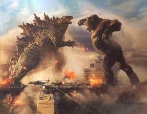 Godzilla vs Kong, in un concept art del film
