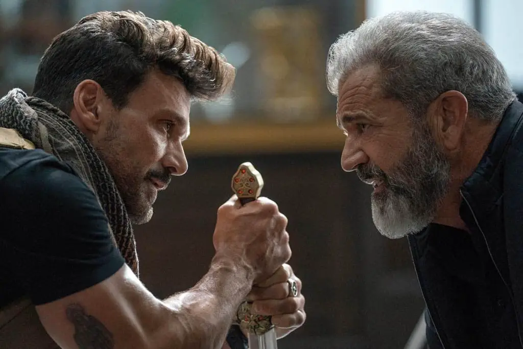 Frank Grillo e Mel Gibson_Boss Level