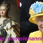 21 aprile. Compleanno di elisabetta ii e caterina la grande