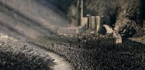Il fosso di Helm, luogo in cui si svolge la battaglia nella trilogia de Il Signore degli anelli.
