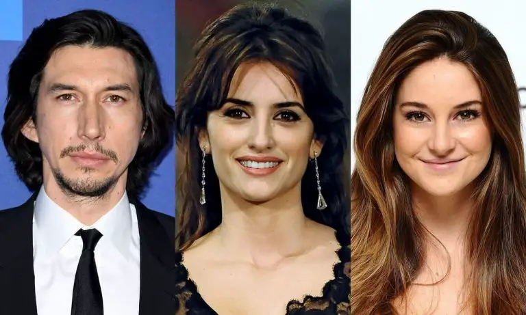 ferrari adam driver penelope cruz shailene woodlay