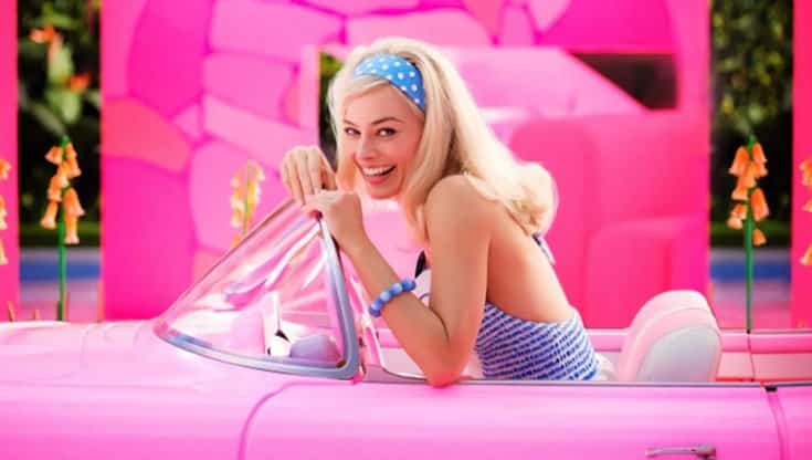 Barbie prima foto del film con Margot Robbie