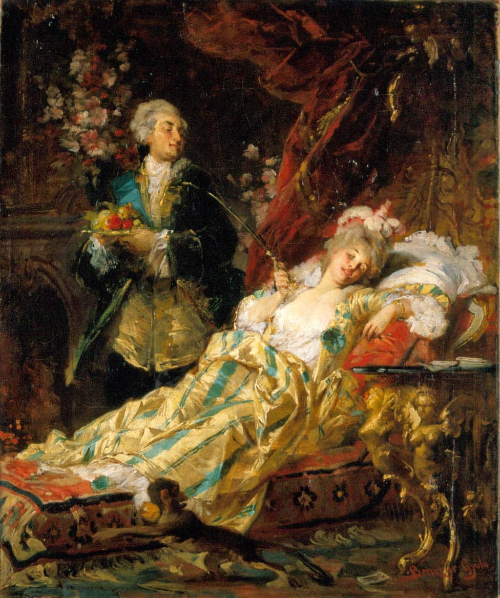 Madame du Barry e Luigi XV