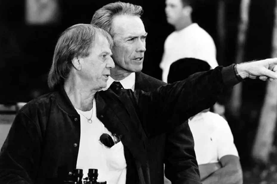 Wolfgang Petersen e Clint Eastwood sul set