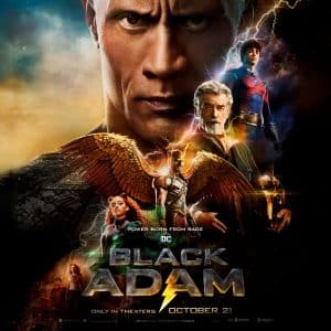 Black Adam poster ufficiale