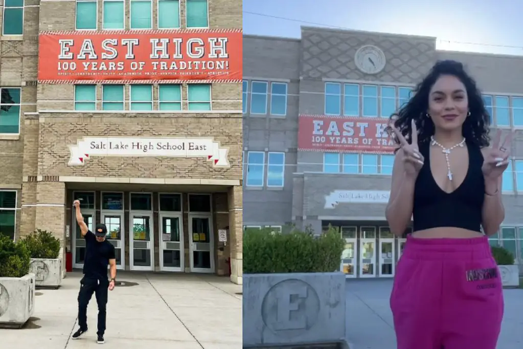 Vanessa Hudgens zac efron-east east high high school