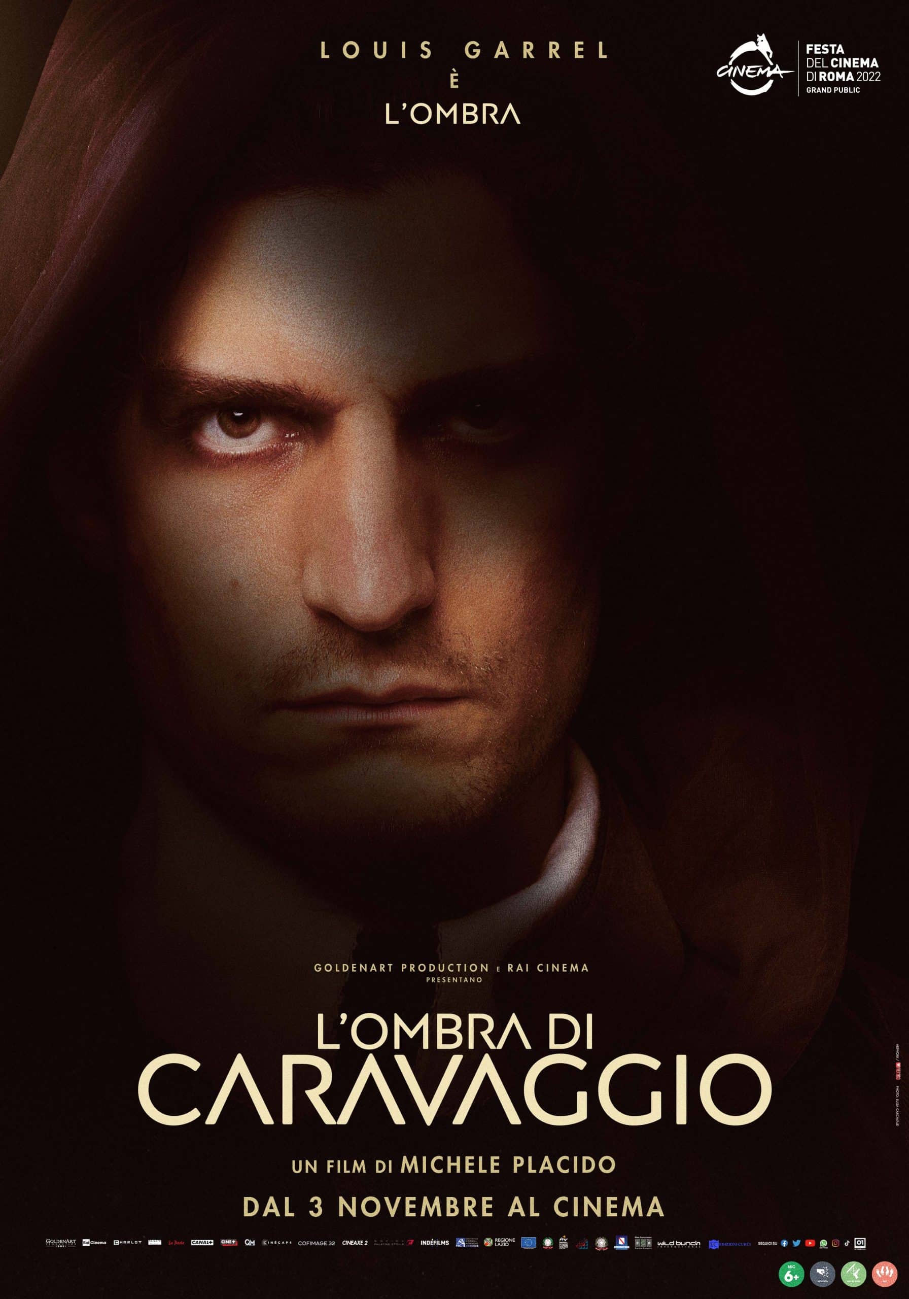 Louis garrel nei panni dell'ombra nel film l'ombra di caravaggio
