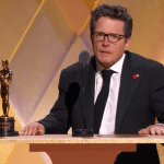 Oscar per michael j fox: standing ovation