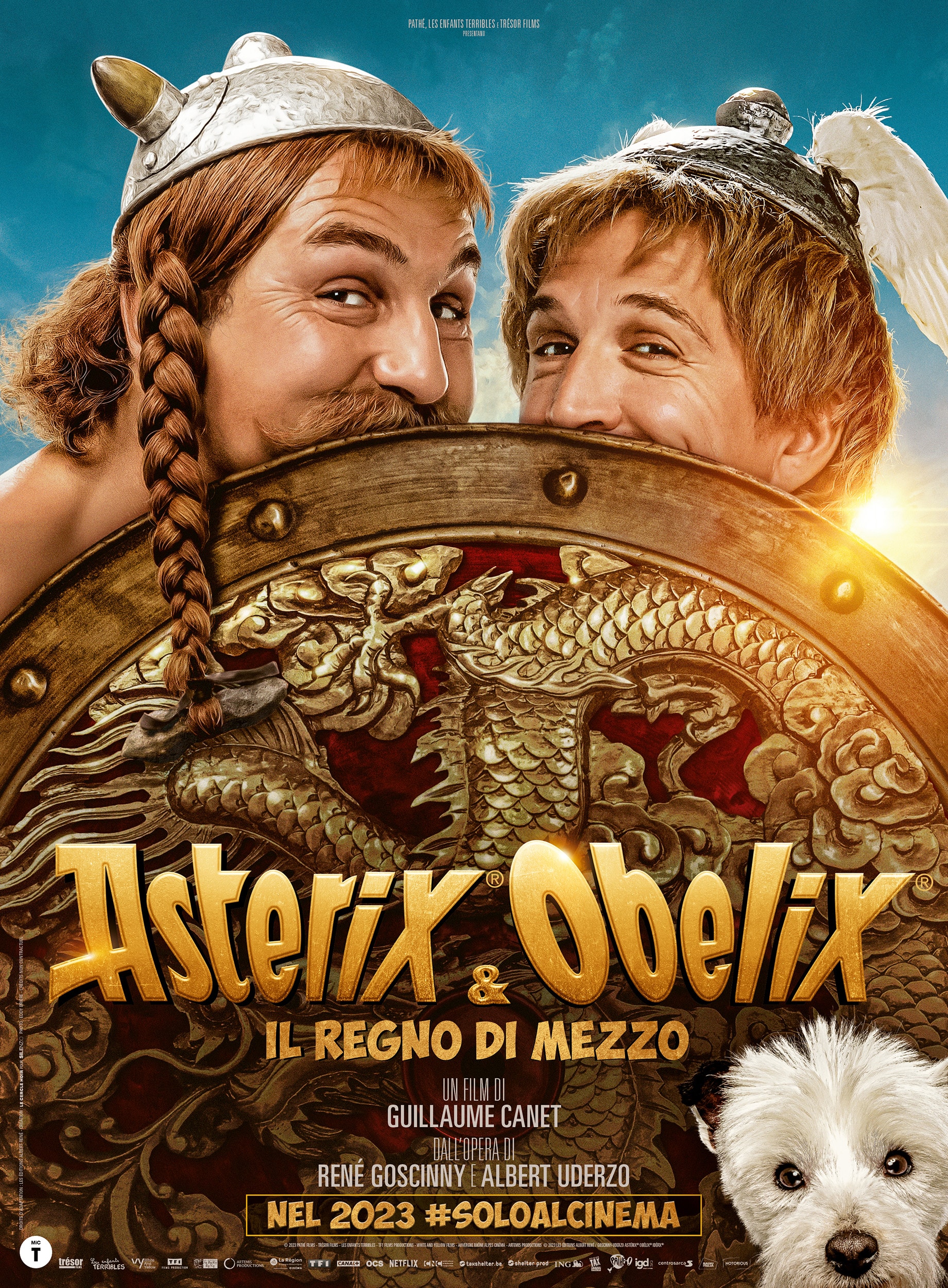 I poster del 5° film: Asterix e Obelix Il Regno di Mezzo