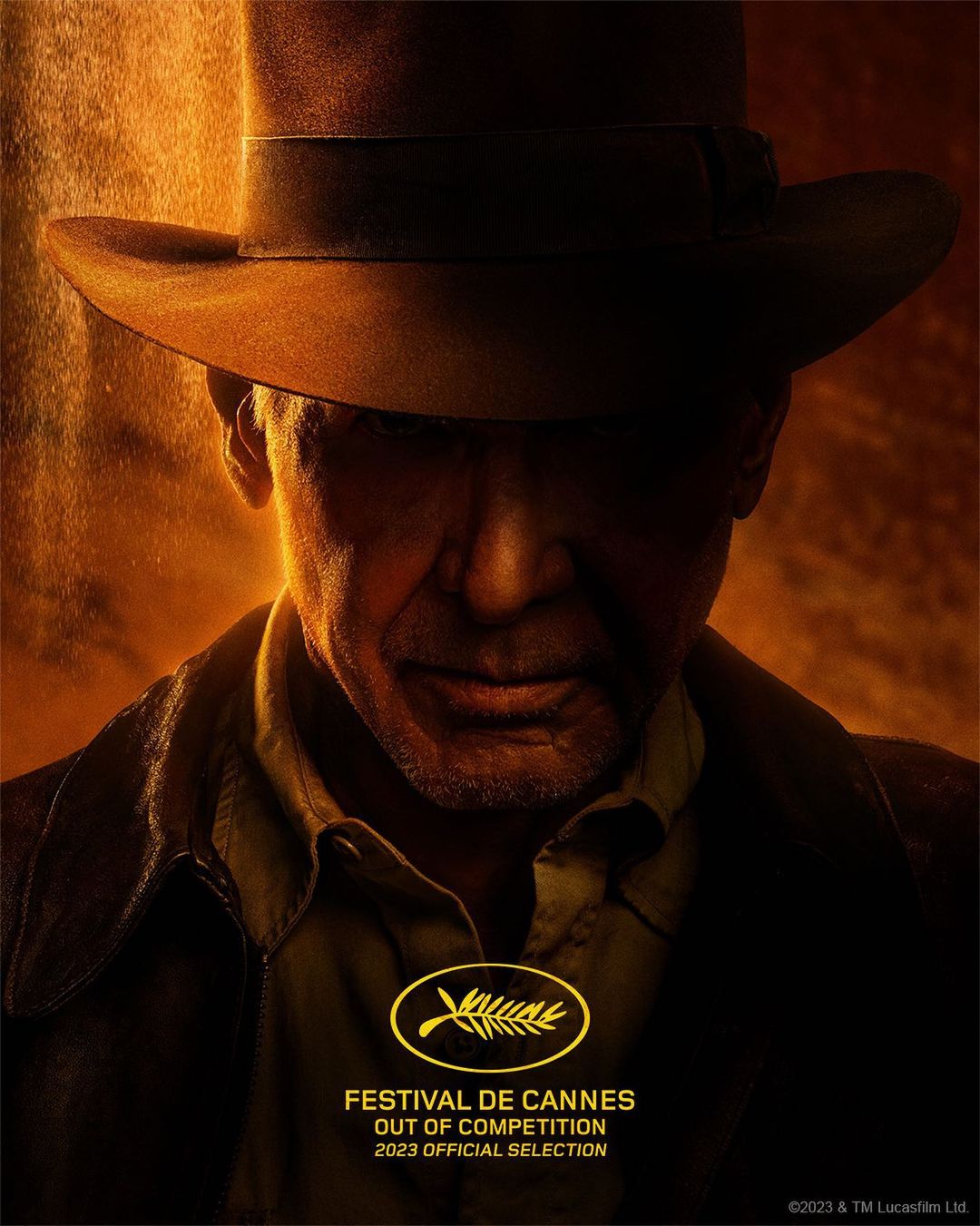 Indiana Jones e il Quadrante del Destino poster Cannes
