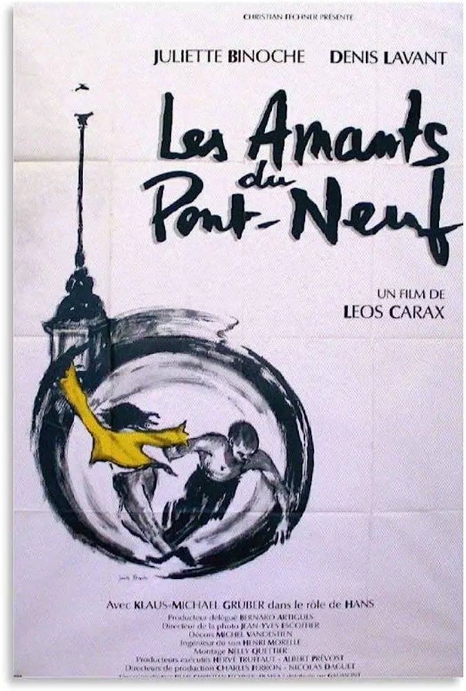 gli amanti del pont neuf poster