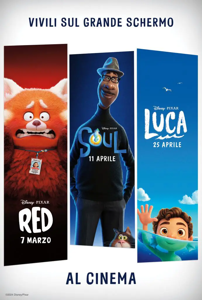 Red, Soul e Luca al cinema