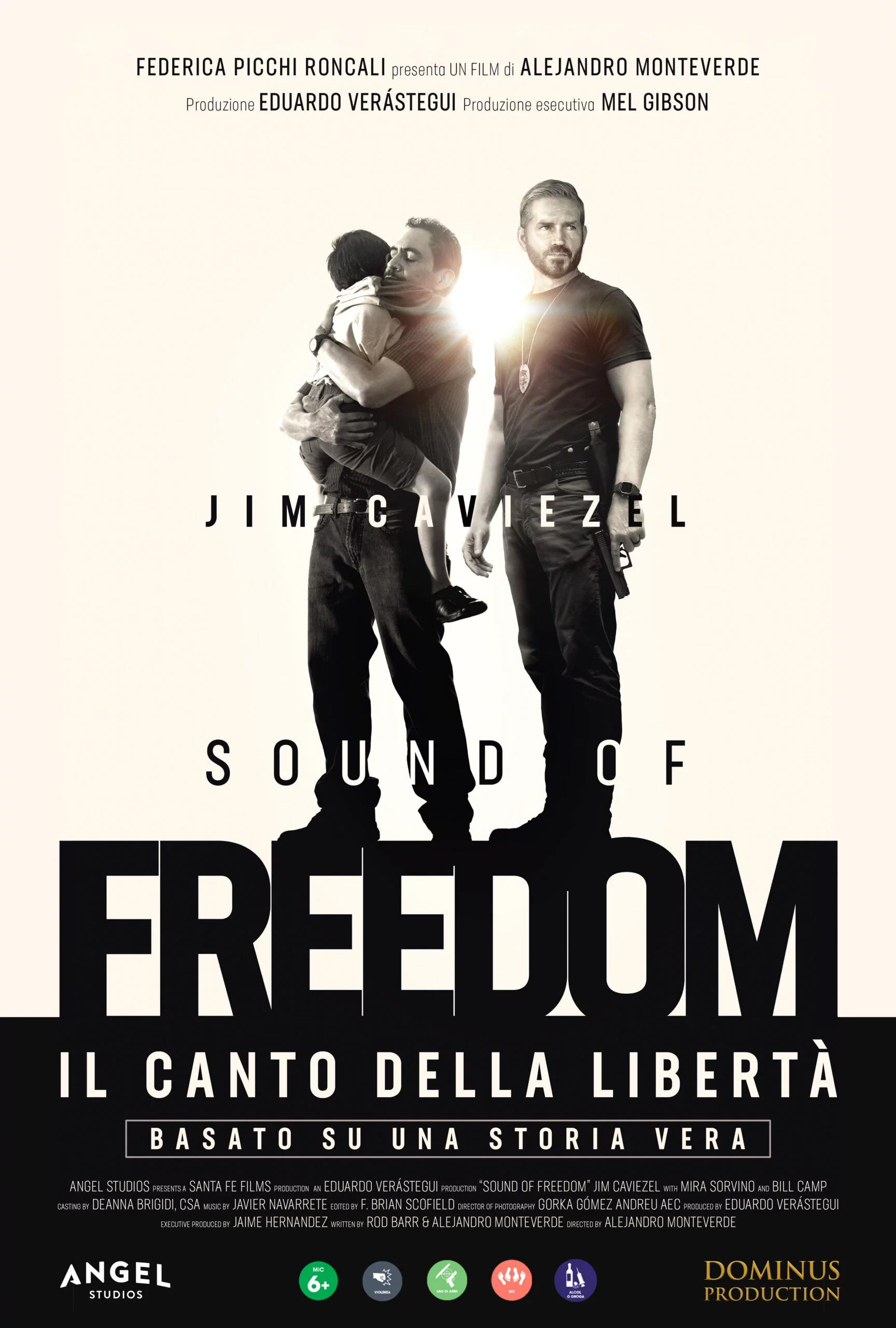 Sound of Freedom - Il Canto della Libertà - manifesto del film - il 19 e 20 febbraio in Italia