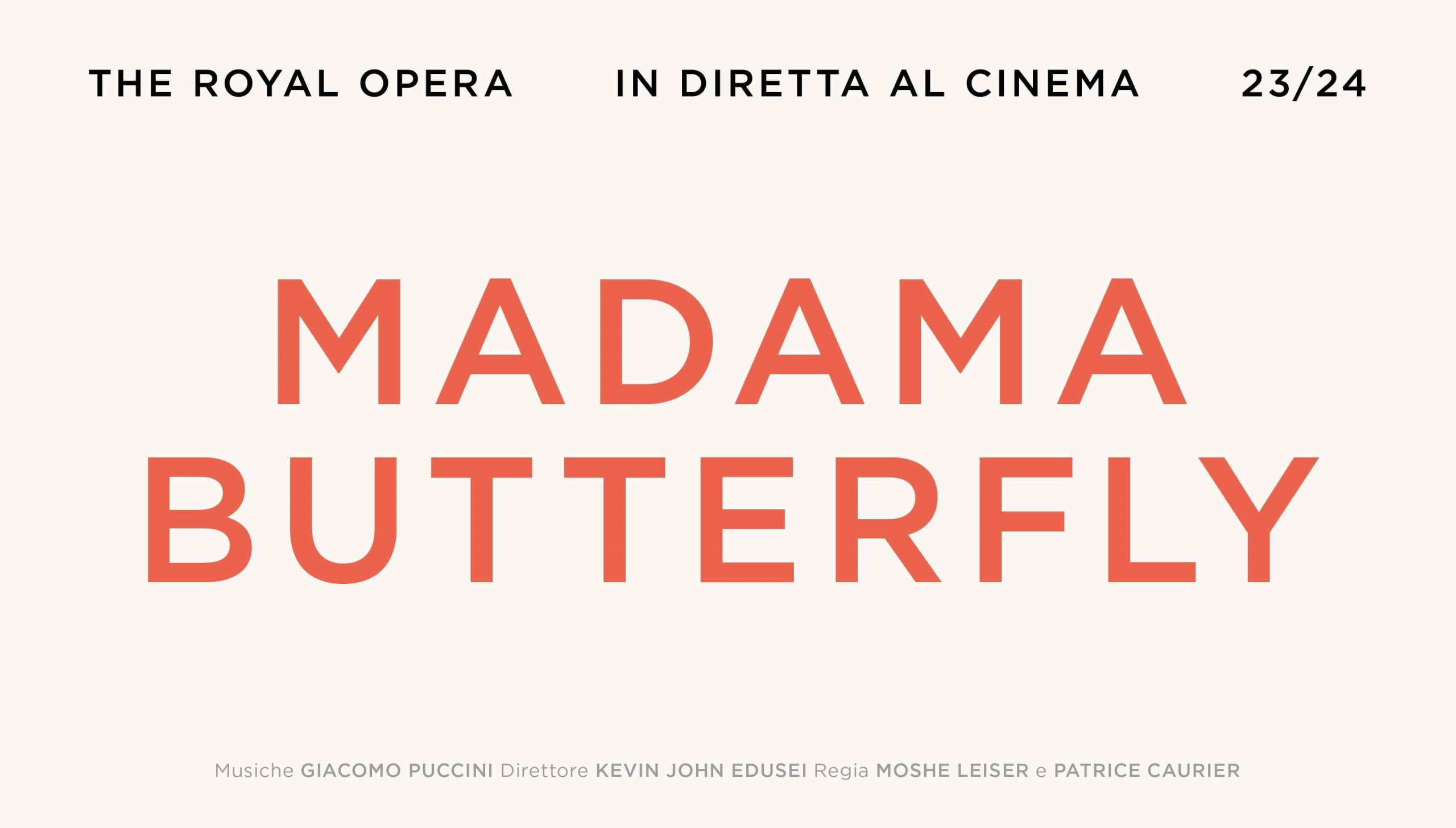 Il Poster di Madama Butterfly al cinema