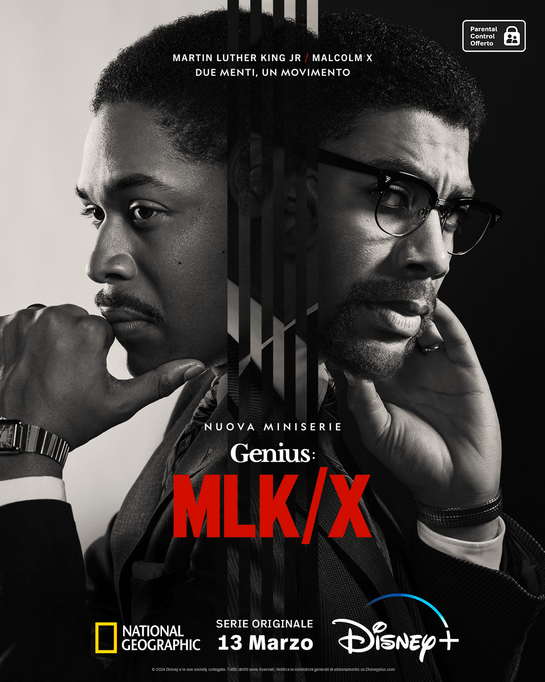 Genius: mlk/x dal 13 marzo su disney+, ecco il trailer