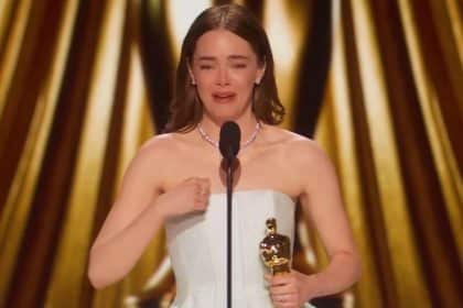 Oscar 2024 emma stone reazione vittoria