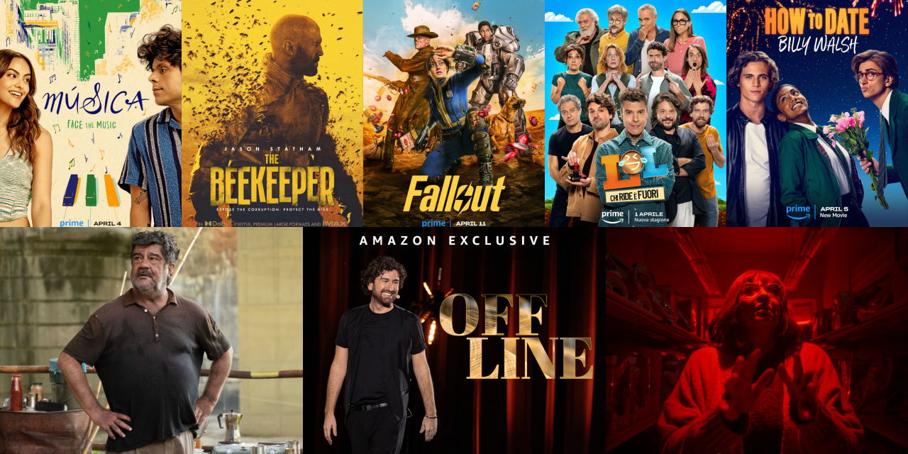 Prime video: le novità di aprile 2024