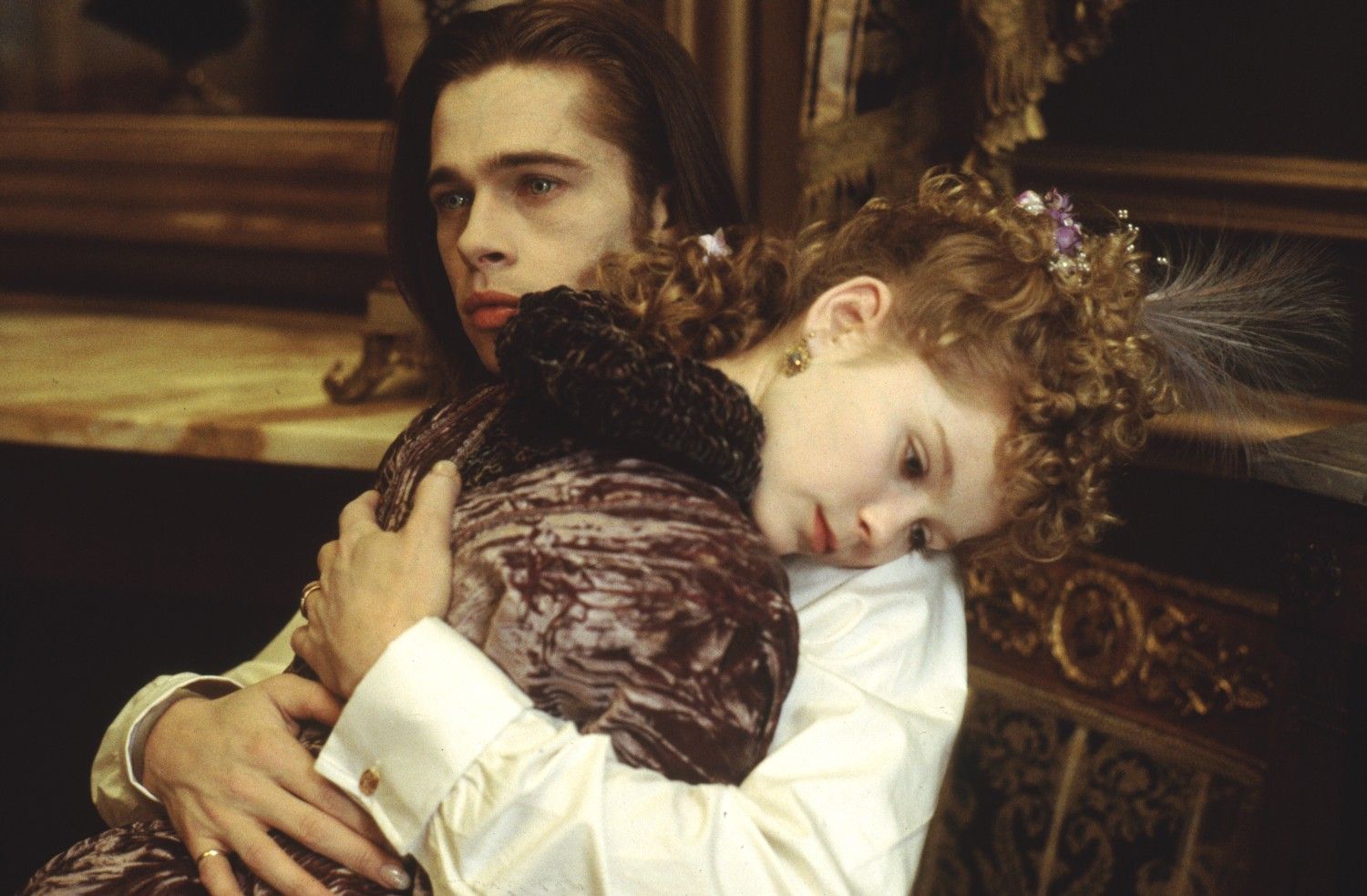 Kirsten dunst e brad pitt in intervista col vampiro