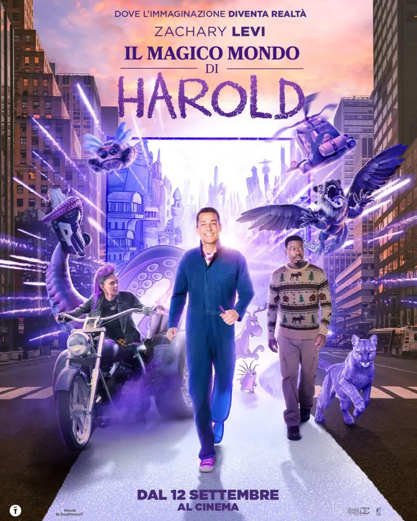 Il magico mondo di harold trailer data uscita cinema