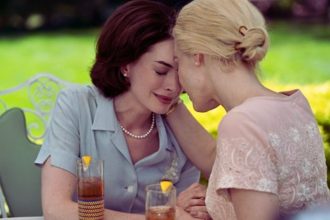 Mothers Instinct film trailer Anne Hathaway Jessica Chastain