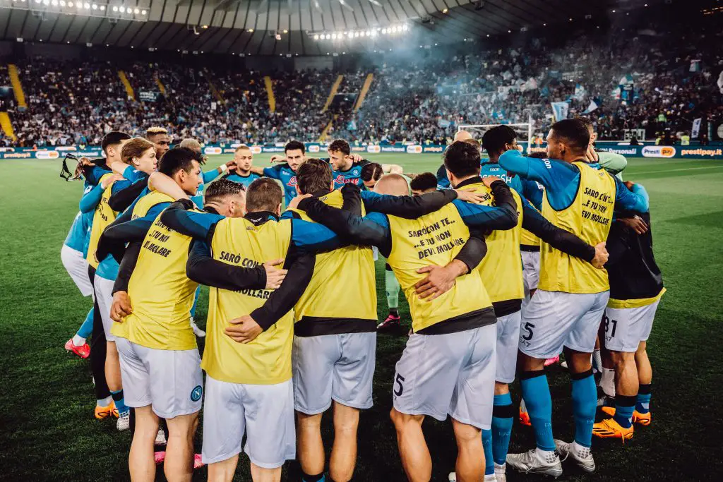 Scudetto Napoli, prepartita