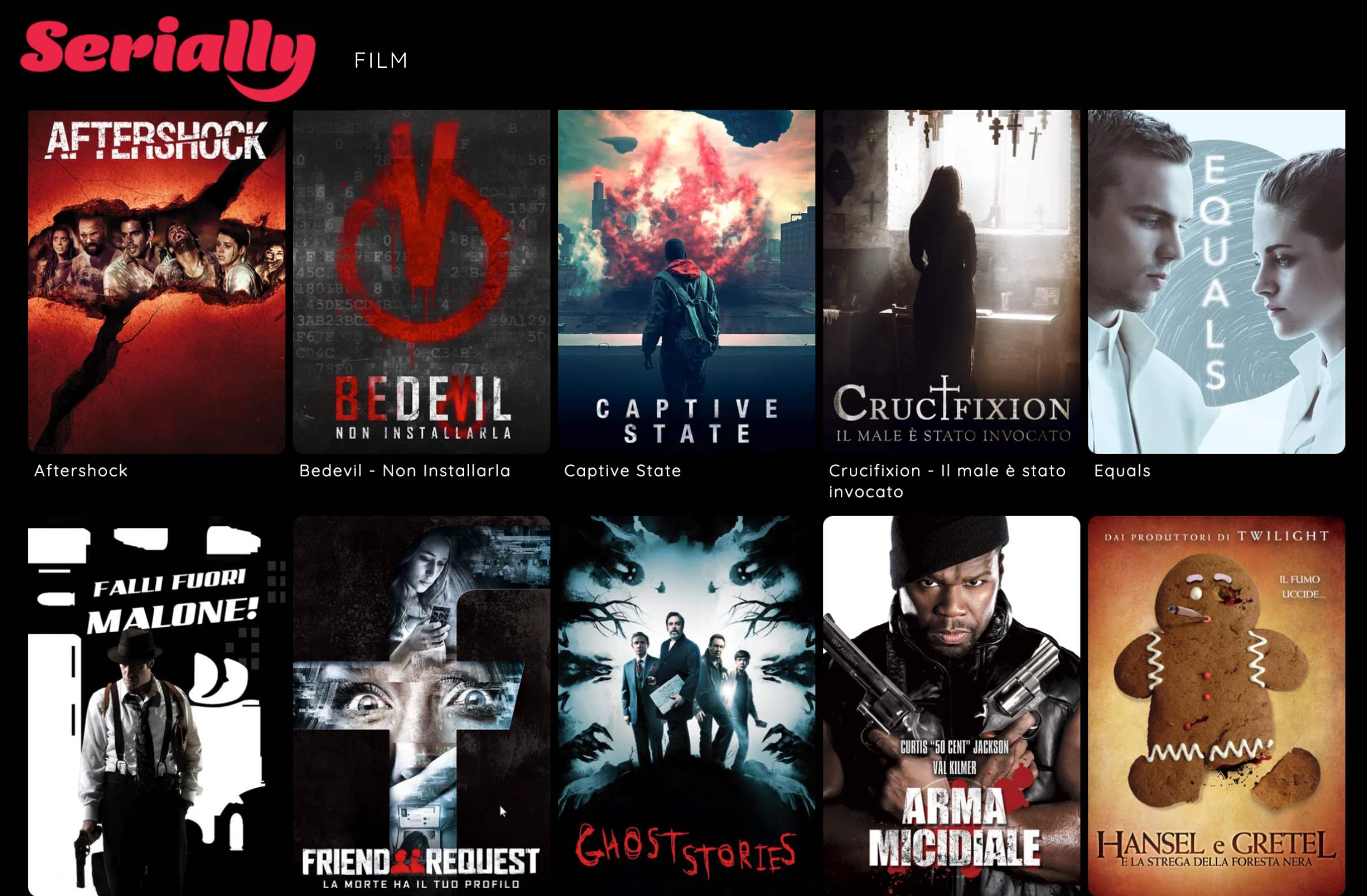 Serially regala il grande cinema horror!