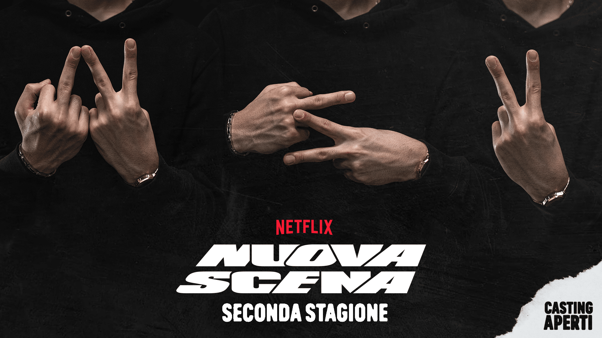 Nuova scena torna su netflix con la 2a stagione, il casting è aperto!