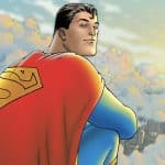 Superman del 2025 nella sua prima posa