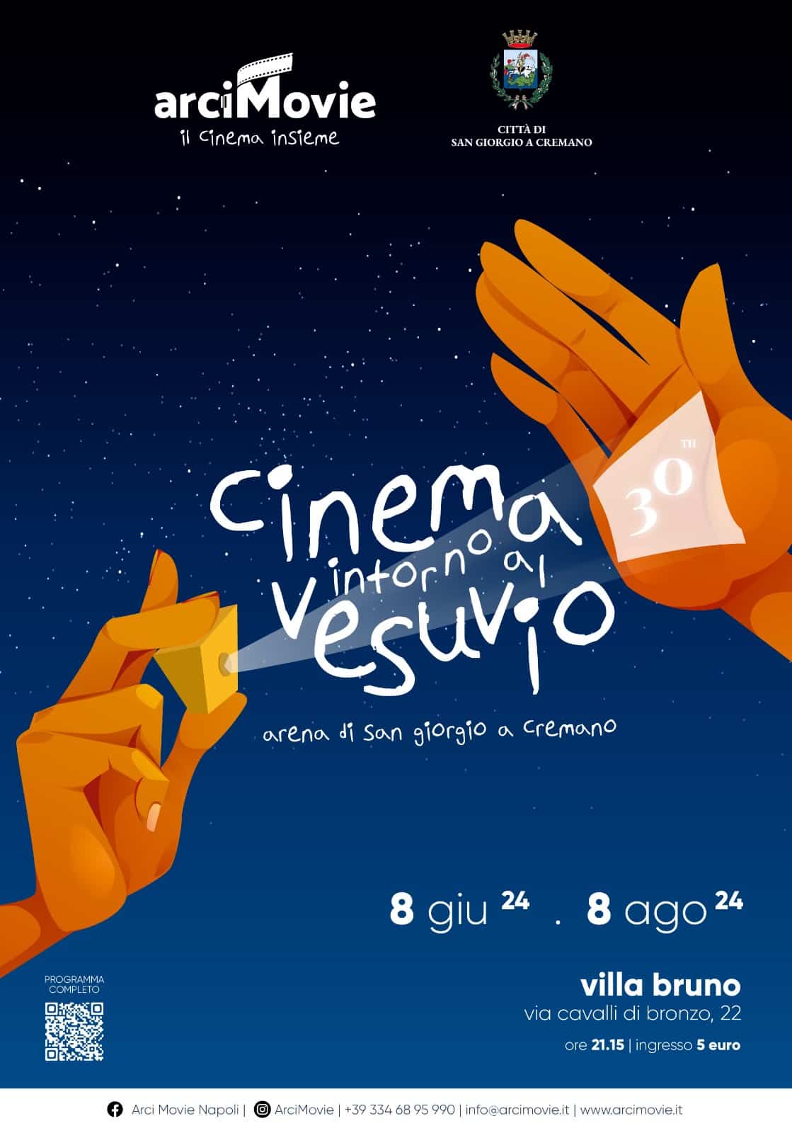 Cinema intorno al vesuvio, la rassegna estiva 2024
