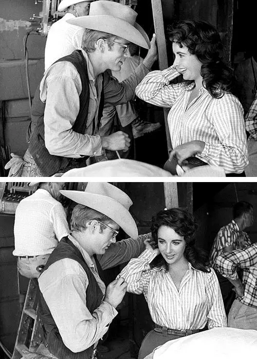 James dean e liz taylor