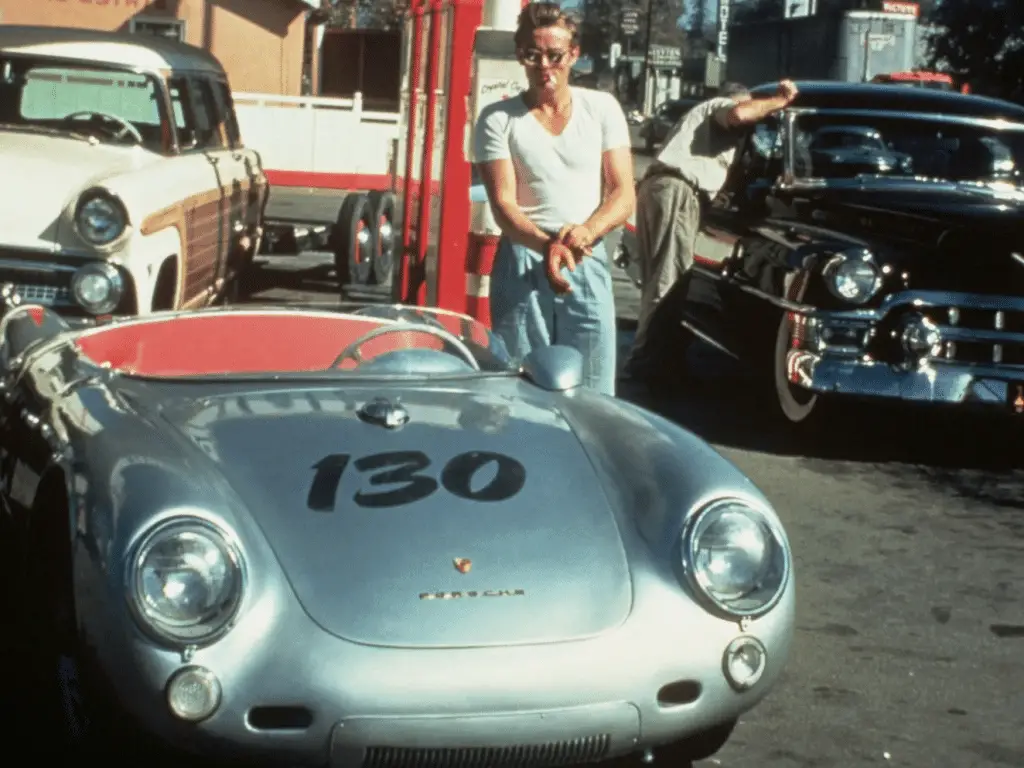 James dean e la sua porsche