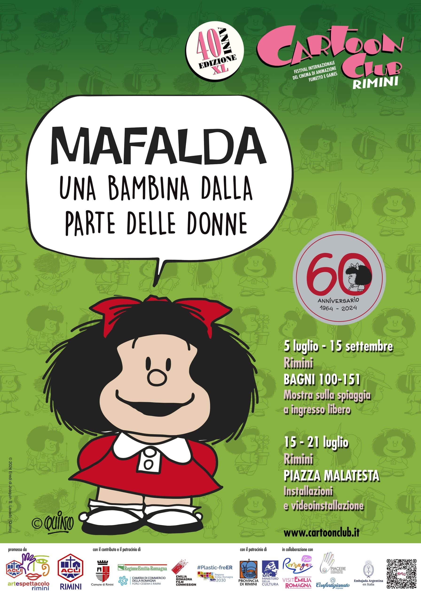 Cartoon club festeggia 40 anni con una nuova grande edizione