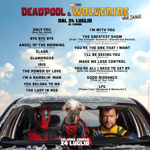 Deadpool & wolverine tracklist