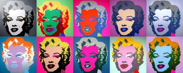 Marilyn monroe pop art