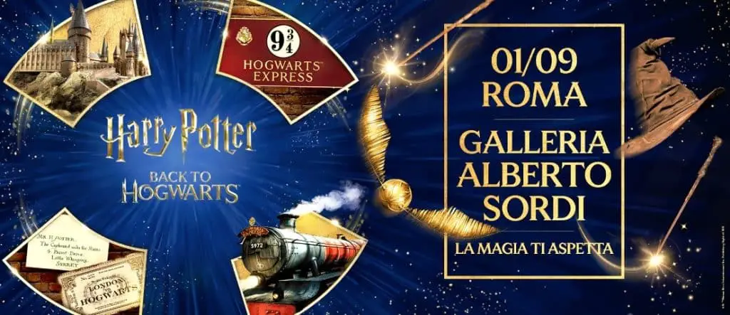 Back to hogwarts 2024 evento roma