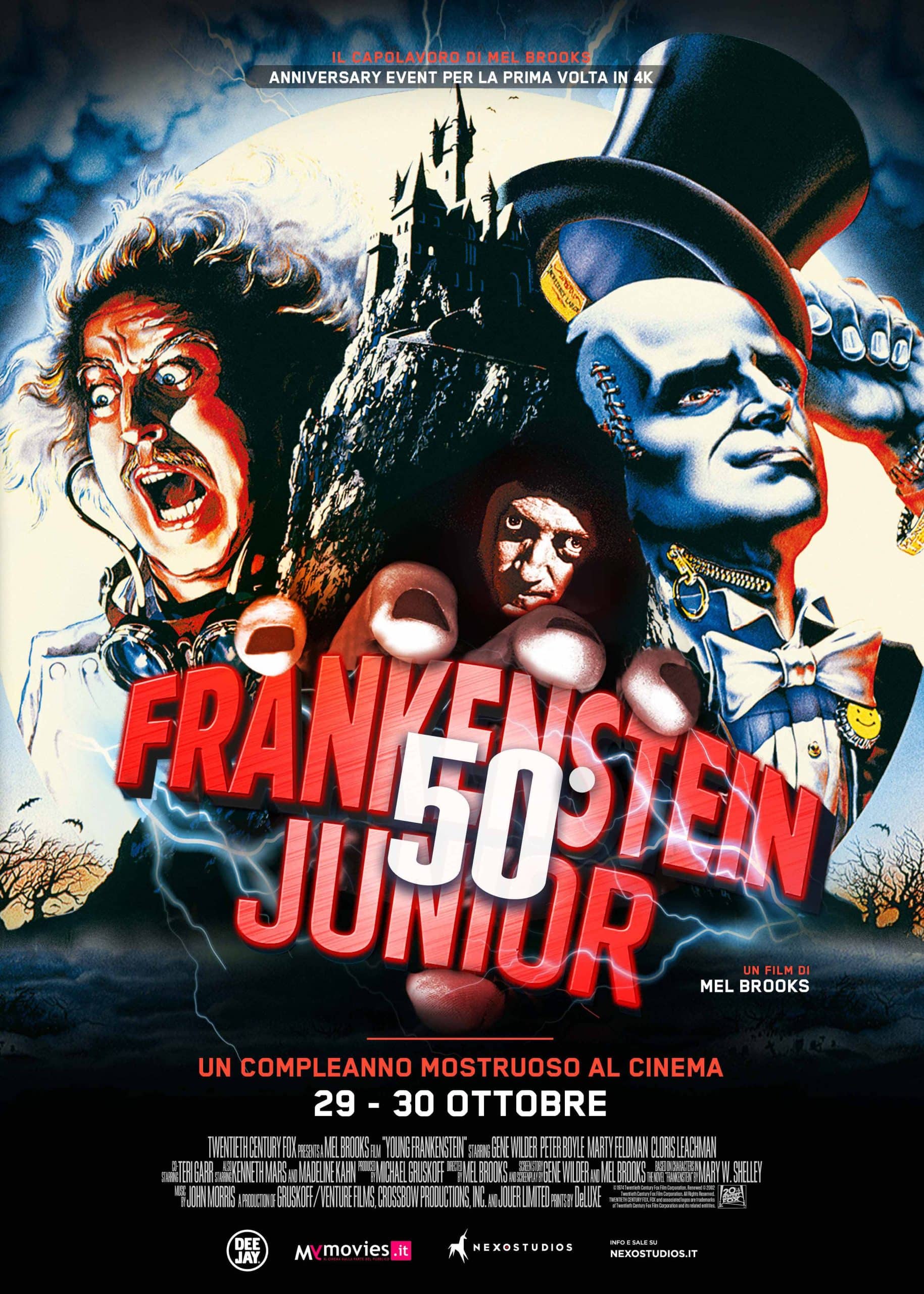 Frankenstein junior torna al cinema in versione restaurata 4k