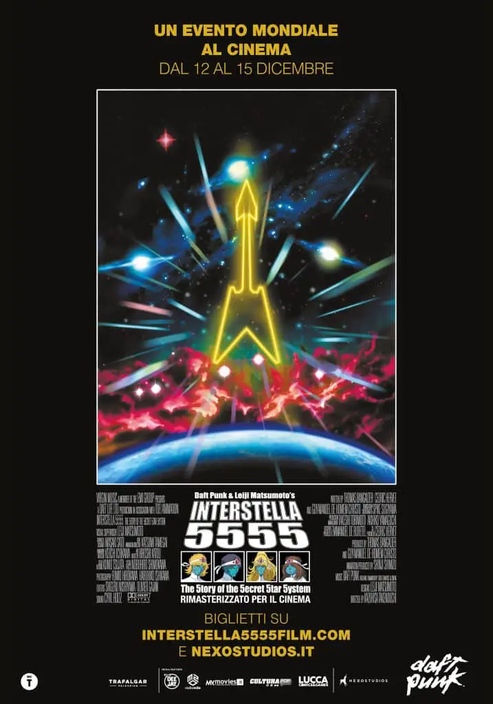 Interstella 5555: il film dei daft punk torna rimasterizzato al cinema... Con polemiche