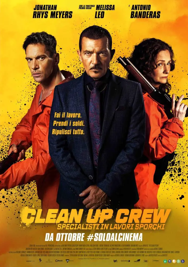 Clean up crew: inarrestabile banderas al cinema dal 17 ottobre