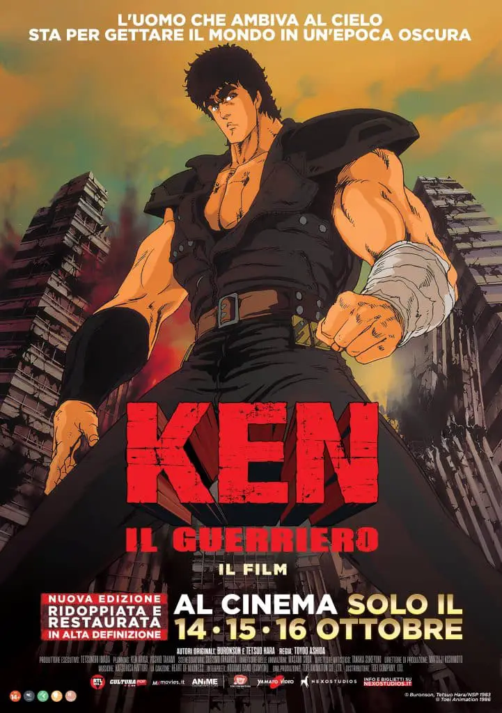 La locandina di ken il guerriero