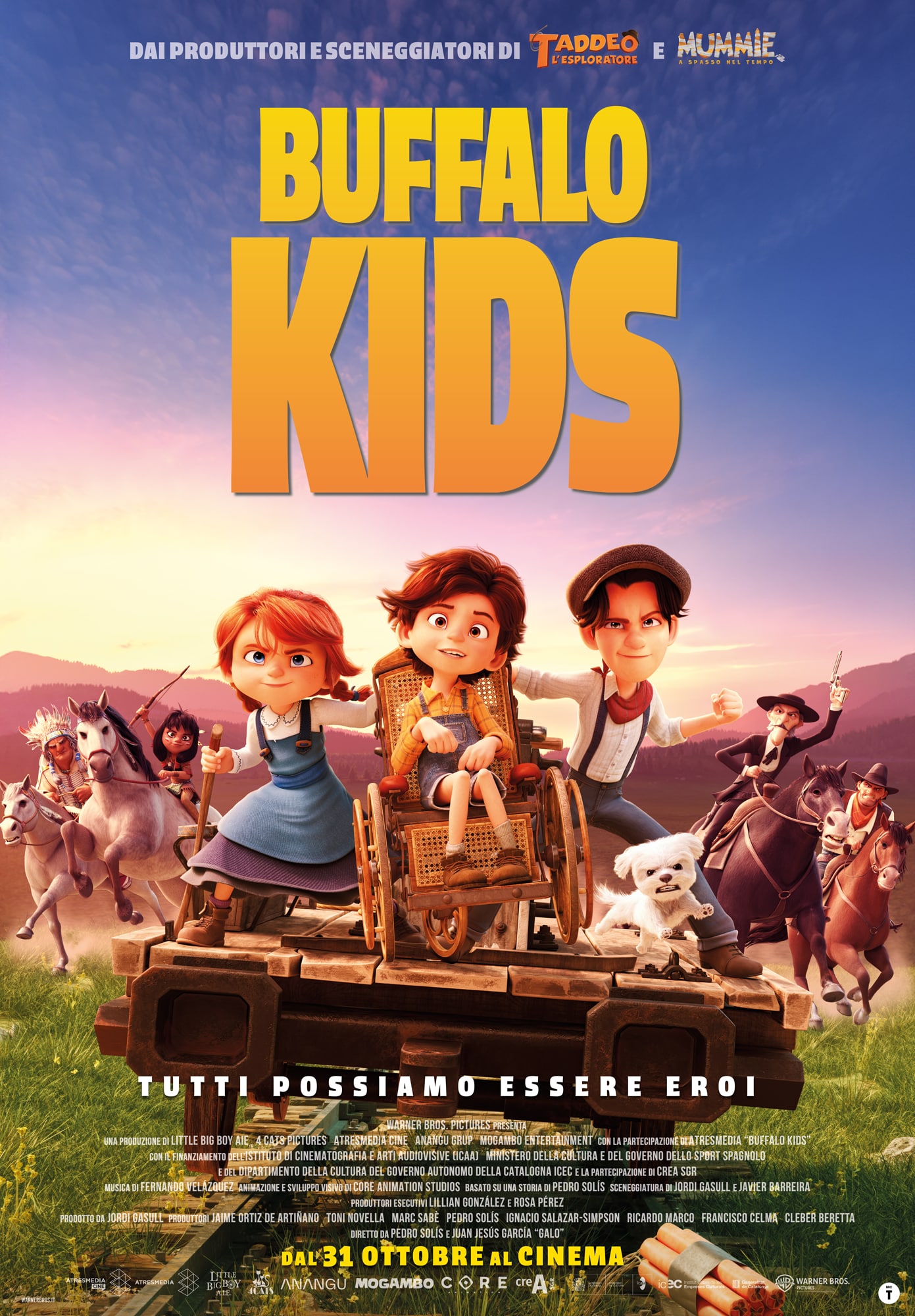 Buffalo kids, al cinema dal 31 ottobre