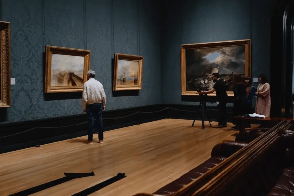 Eos my national gallery, london – michael palin with turner in national gallery 200.