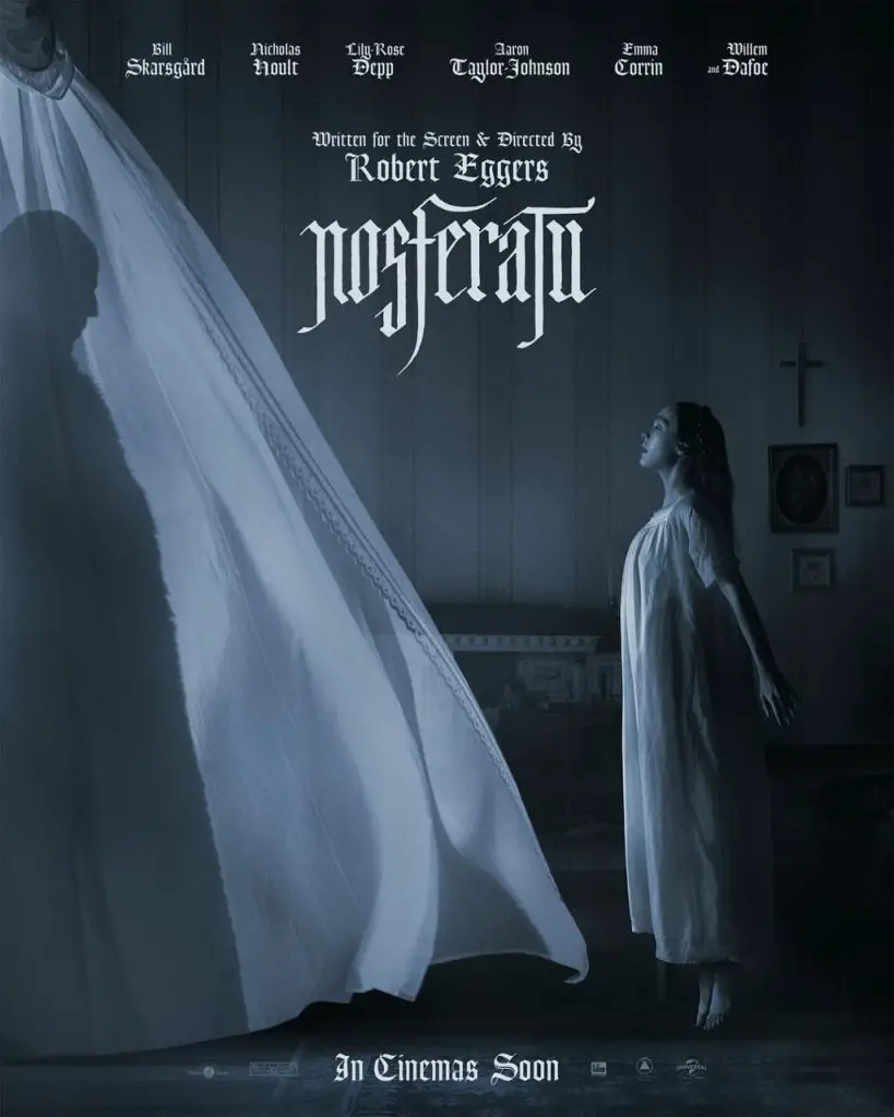 Nuove inquietanti locandine per nosferatu di robert eggers